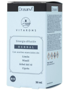Sinergia Difusion Herbal Bio 30Ml Vitaroms Drasanvi