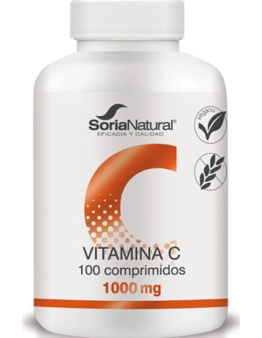Vitamina C liberación sostenida 100 comprimidos de Soria Natural