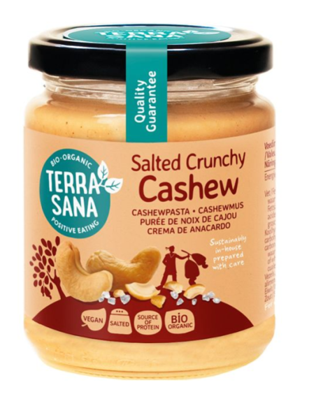 Crema Crunchy de Anacardos con Sal del Himalaya Terrasana