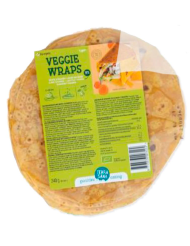 Wrap de Verduras con Zanahoria y Calabaza Terrasana 240 g
