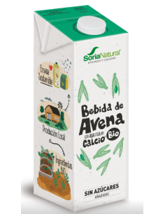 Bebida De Avena Huesos Sin Azucar Añadido 1Lt Bio Vega de Soria Natural