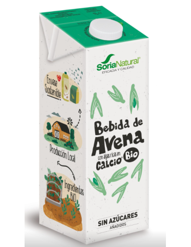 Bebida De Avena Con Calcio de Alecosor Soria Natural