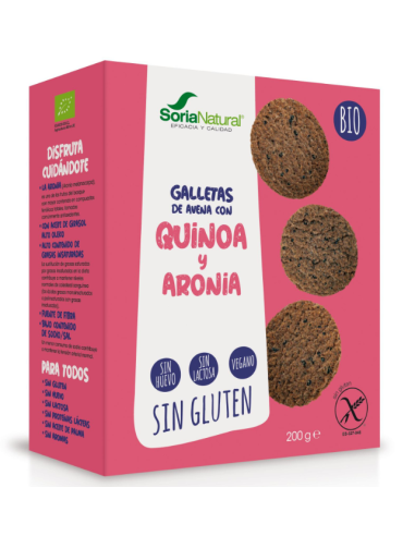 Galletas De Avena Con Quinoa Y Aronia Bio de Alecosor Soria Natural