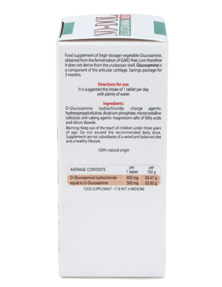 Glucosamina Pura 500 90 Comprimidos de Trepatdiet-Esi