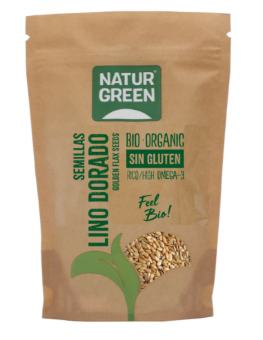 Lino Dorado Bio 225 g Naturgreen – Semillas Ecológicas Saludables
