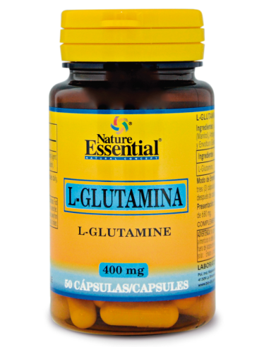 L-glutamina 400 mg. 50 capsulas