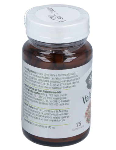 Valeriana, 75 Comp, 645  Mg de El Granero Integral