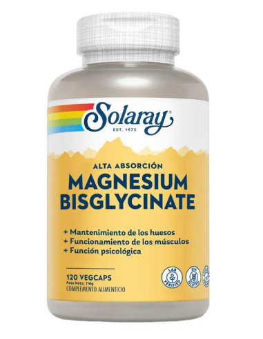 Pack de 2 uds Bisglicinato  Magnesio 350Mg 120Comp. de Solaray