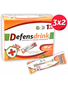 Pacote 3x2 Defensdrink, Defensline, 28 Sticks da Pinisan