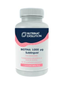 Biotina 1.000 µg Nutrinat Evolution 30 Comprimidos Calidad
