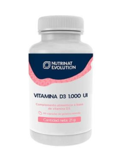 Vitamina D3 1000 UI Nutrinat Evolution – 30 Cápsulas Saludables
