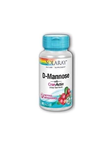 D-Mannose+Cranactin® - 60 Vegcaps de Solaray