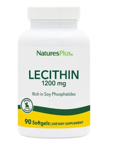 Lecitina de Soja 1200mg - 90 Perlas Natures Plus Natural