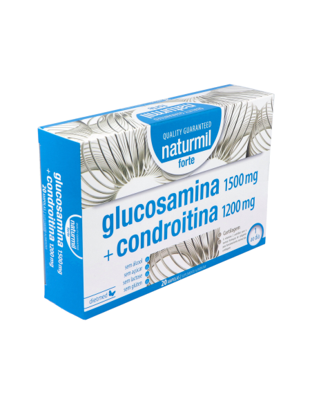 Glucosamina 1500 Mg+ Condroitina 1200 Mg Forte 20 X 15 Ml Ampollas De Dietmed
