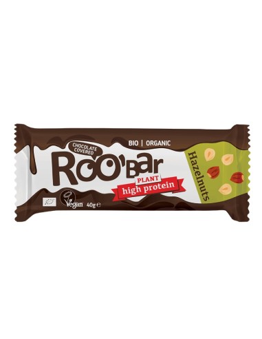 Barrita Proteica de Avellana y Chocolate Roobar – Energía Saludable