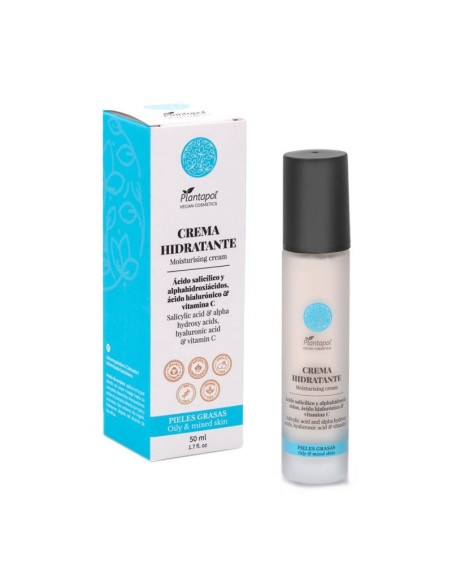 Crema Hidratante Vegan Cosmetic para Pieles Grasas - Efectiva