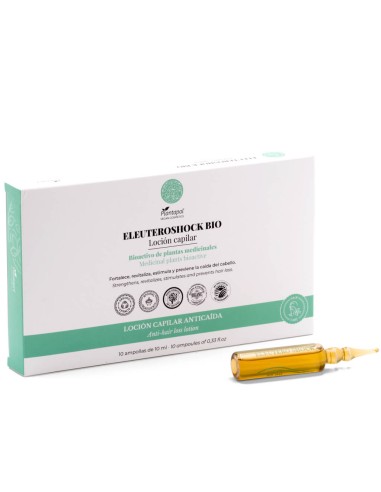 Eleuteroshock BIO Loción Capilar 10 ampollas Vegan Cosmetic