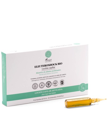 Eleuteroshock BIO Loción Capilar 10 ampollas Vegan Cosmetic