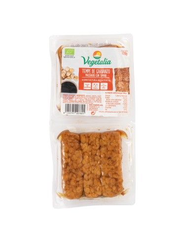 Tempeh de Garbanzo Bio con Tamari 170g - Vegetalia