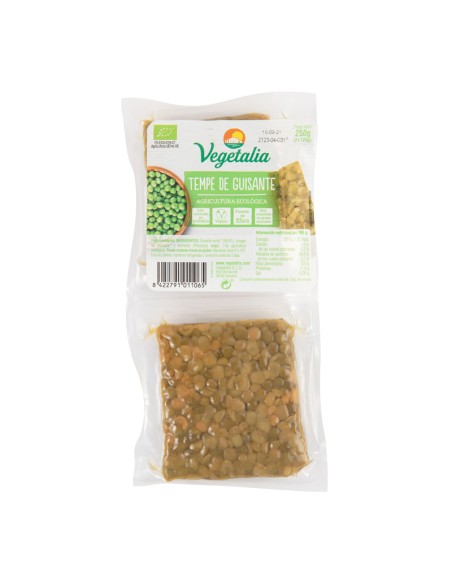 Tempe de Guisante Vegetalia 250 g | Proteína Vegetal Saludable