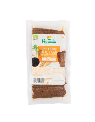 Tempe Rebozado Ajo y Perejil Vegetalia 150g – Sabor Natural
