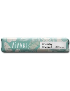 Chocolatina Crunchy Coconut Vivani  Sabor Natural y Crujiente