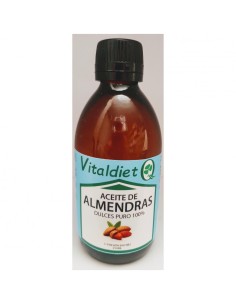 Aceite de Almendras Dulces Puro 250 ml Vitaldiet Natural