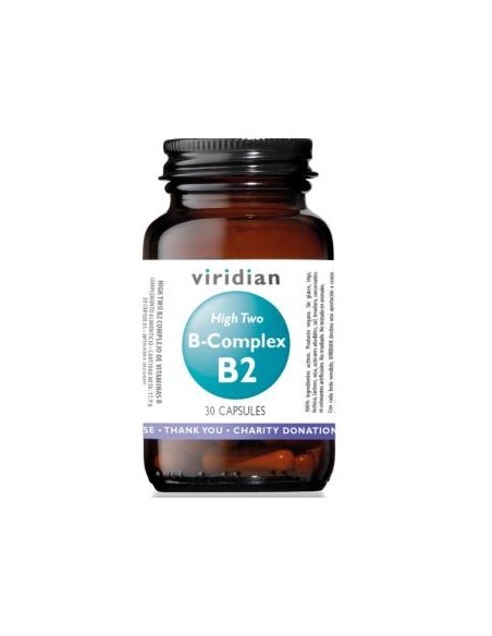 High Two B Complex B2 30Vcap. de Viridian
