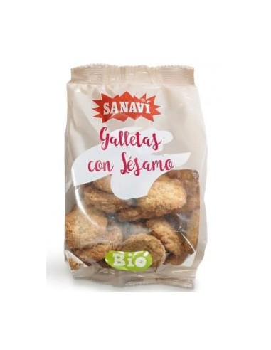 Galletas Sesamo 250Gr. Bio de Sanavi