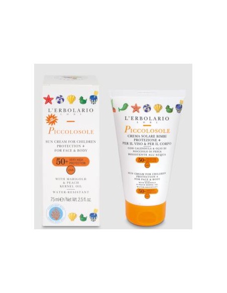 Piccolosole Crema Solar Infantil Spf 50+ 75Ml. de L´Erbolario