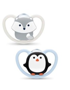 Chupete Space 18-36 Silicona 2Ud. de Nuk