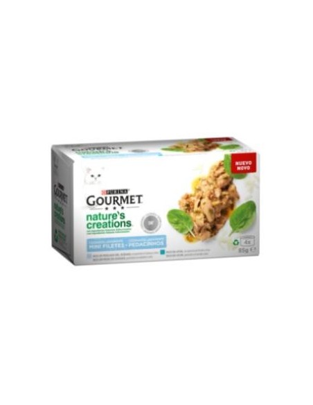 Gourmet Nature Fish Caja 12X4X85Gr. de Purina Vet