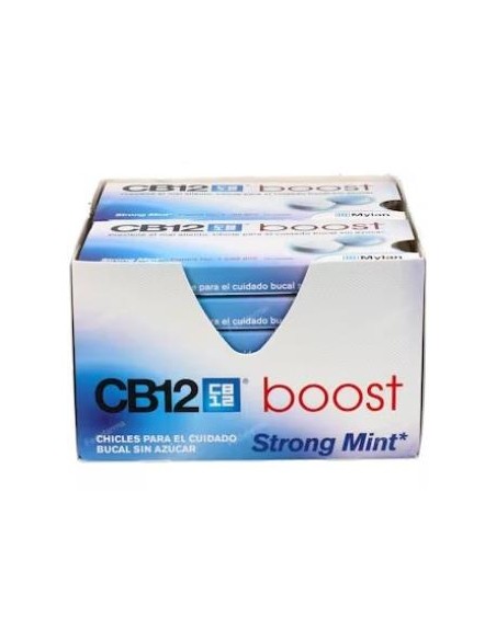 Expo Cb12 Boost Chicles 12 Paquetes de Cb12