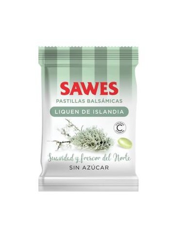 Pastillas Balsam S/Azucar Liquen Islanan Vit C 50G de Sawes