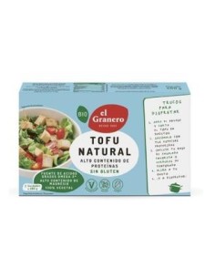 Tofu Natural Ambiente 400Gr. Bio Vegan de El Granero