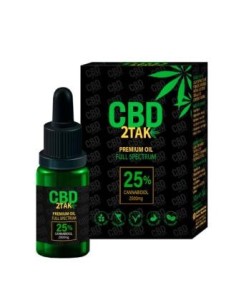 Cbd Premium Oil 25% Cannabidiol 2500Mg 10Ml. de Cbd 2Tak