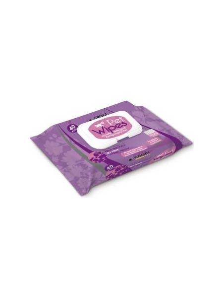 Toallitas De Gato Organic Mauve 40Un de Nayeco Vet