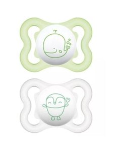 Chupete Air Sili Fisio 0-6M 2Un Neutro de Mam