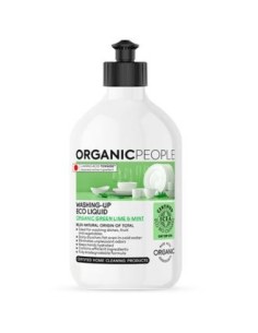 Lavavajillas Green Lime-Mint Liquido 500Ml. Eco de Organic People