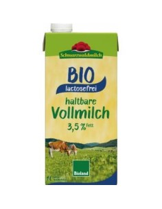 Leche De Vaca Entera 3,5%  1Lt. Bio S/Lactosa de Schwarzwalder