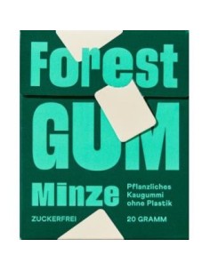 Chicle Sabor Menta 20Gr. Vegan de Forest Gum