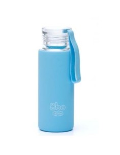 Botella Borosilicato Con Silicona Azul 330Ml. Bbo4 de Irisana
