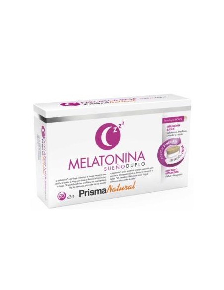 Melatonina Sueño Duplo 30Comp. de Prisma Natural