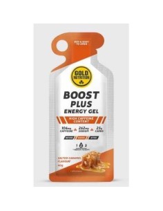 Boost Plus Energy Gel Caramelo Salado 16Geles. de Gold Nutrition