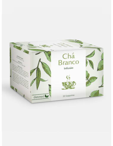Infusión Té Blanco DietMed 20 Sobres  Natural y Saludable