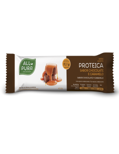 Barritas Proteicas Chocolate y Caramelo All Pura – Energía Saludable