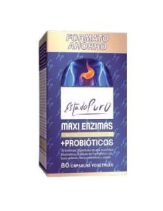 Maxi Enzimas con Probióticos 80 Vcaps - Salud Digestiva Tongil