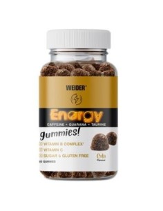 Weider Gummy Energy Cola 80 Gummies con Cafeína Energía