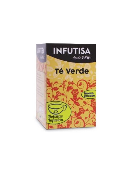 Té Verde Infusión Infutisa 25 Bolsitas  Frescura Natural