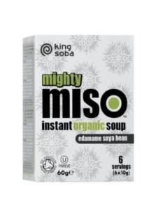 Sopa Miso Bio King Soba con Edamame y Semillas Instantánea